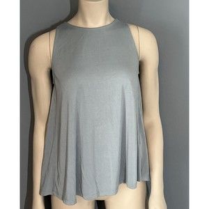 LULUS Light Blue Tank Split Open Back Soft Size Medium Never Worn